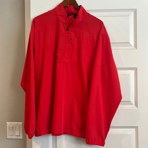 PGA tour golf pull over, half zip with chest pocket- size large